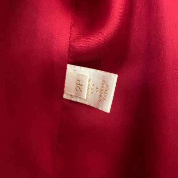 Loro Piana Fleurette Red Wool Coat - Picture 4 of 6